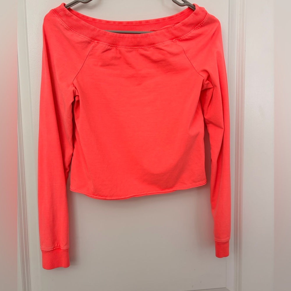 Free People Women's Coral Long Sleeve Top